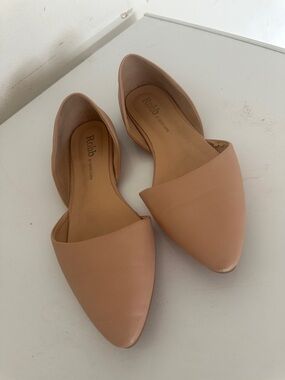 ROHB Blush Pointed D'Orsay Flats